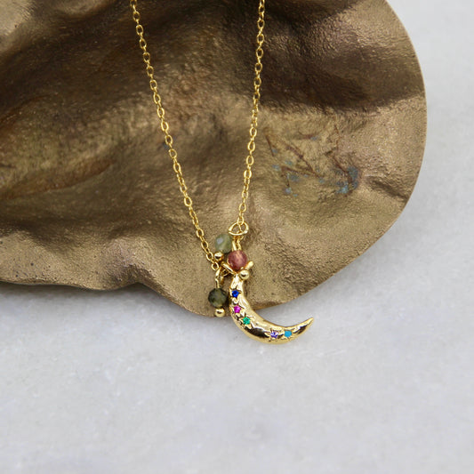 Lunar Lure Tourmaline Pendant