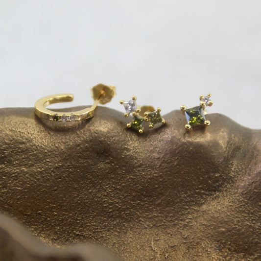 Celestial Crystal Hoop Stack