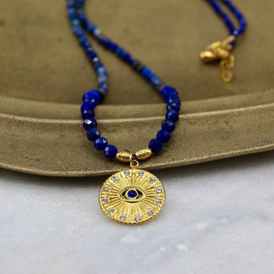 Star‑Gaze Eye Amulet Necklace