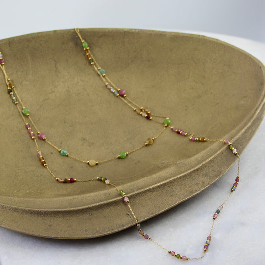 Wanderlust Tourmaline Chain Necklace