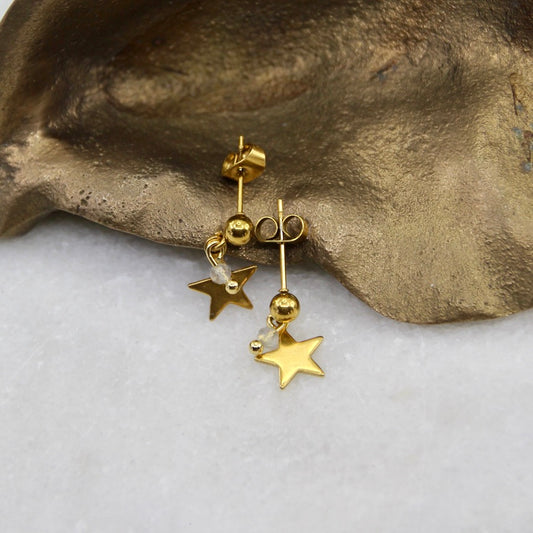 The Stars & Moon Stud Earring