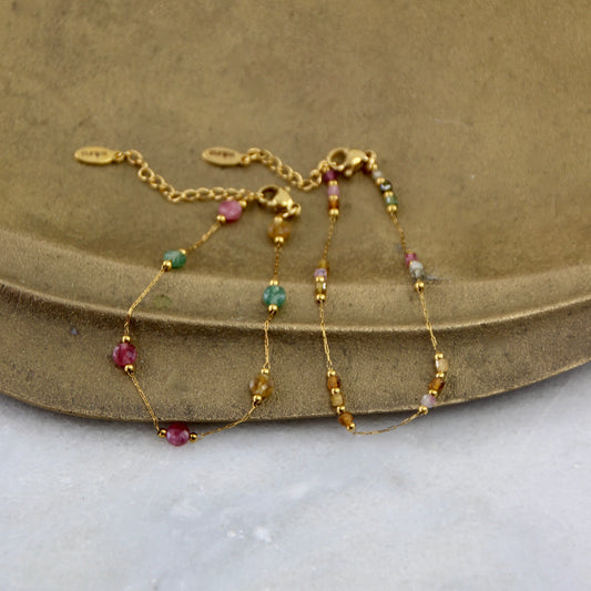 Wanderlust Tourmaline Chain Bracelet