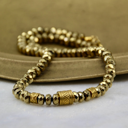 Sundown Bazaar Pyrite Necklace