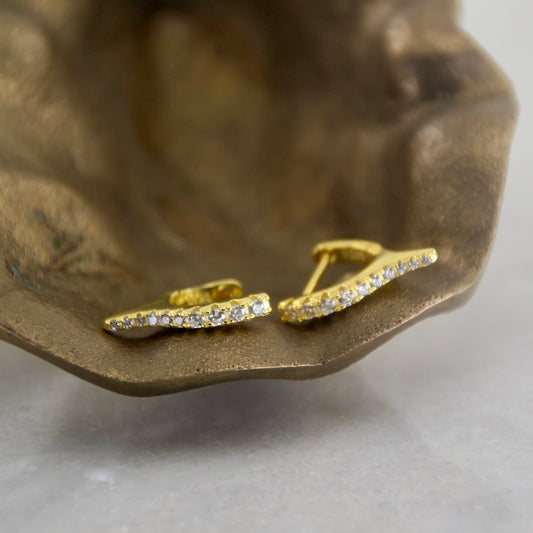 Celestial Crystal Point Hoop