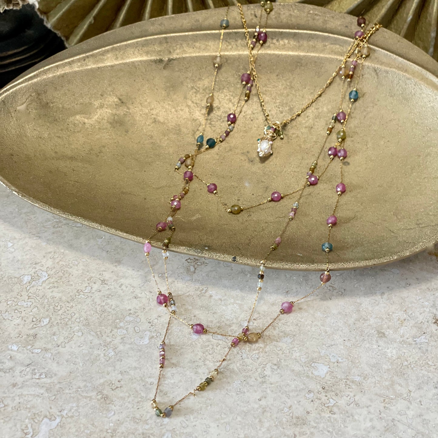 Wanderlust Tourmaline Chain Necklace
