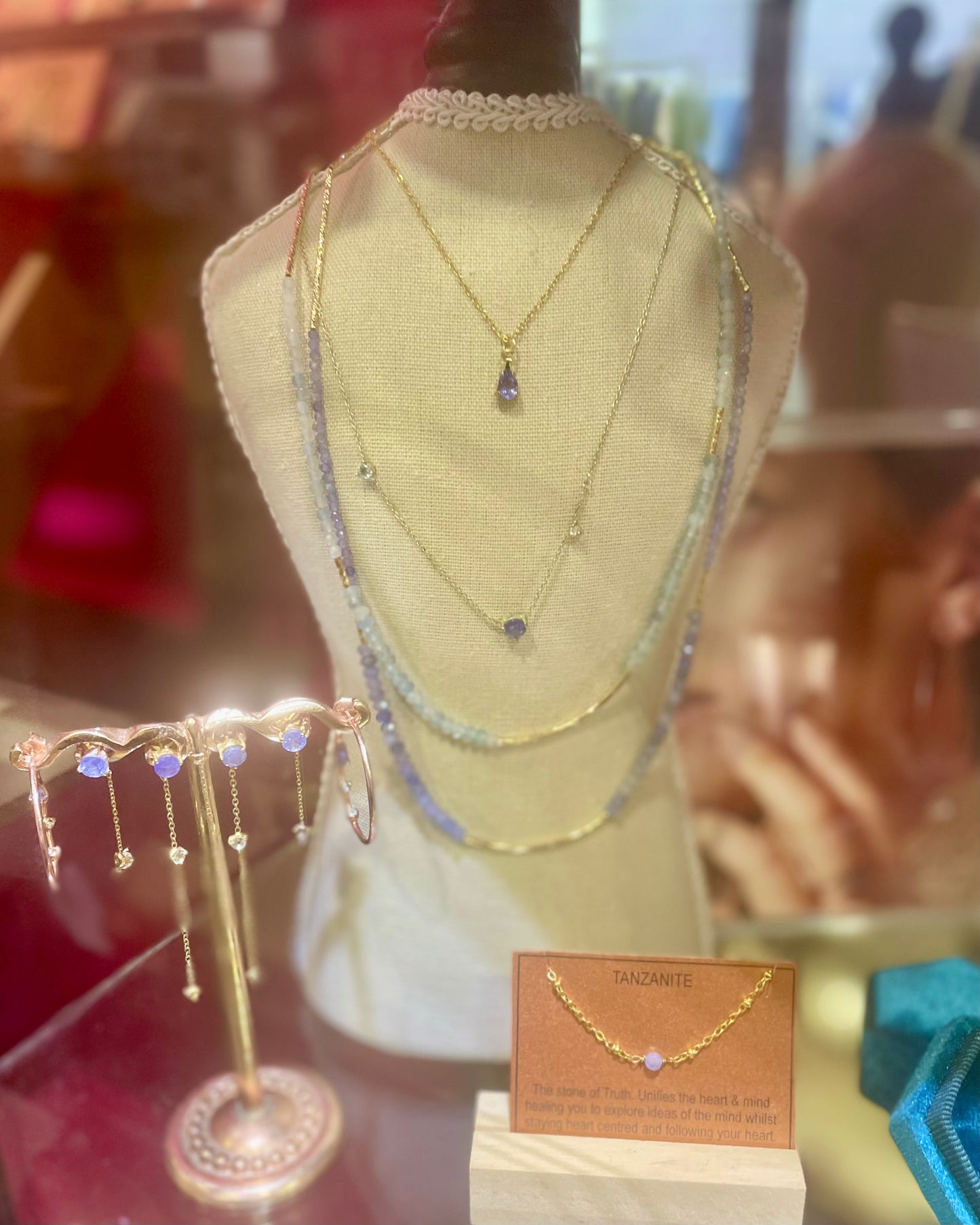 Inner Realm Halo Gemstone Necklace
