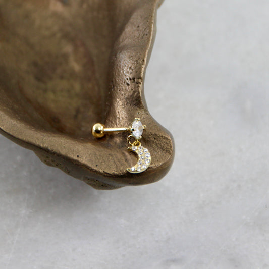 Celestial Moon Earring