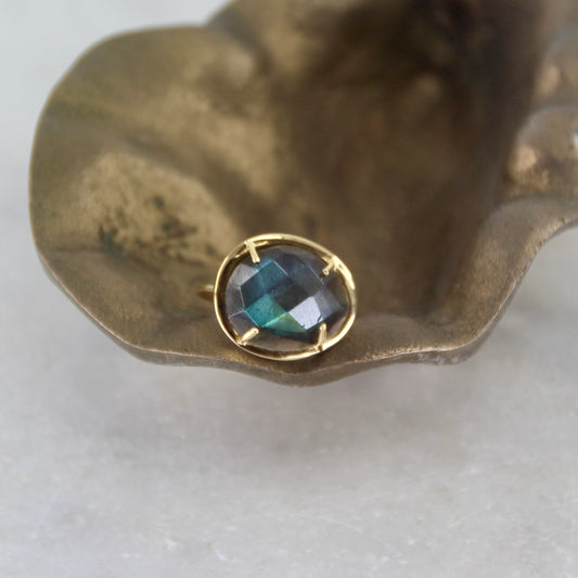 Jupiter’s Muse Labradorite Statement Ring