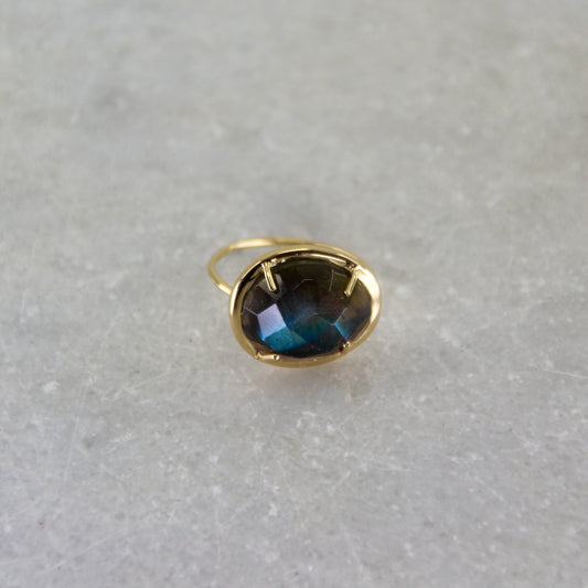 Jupiter’s Muse Labradorite Statement Ring