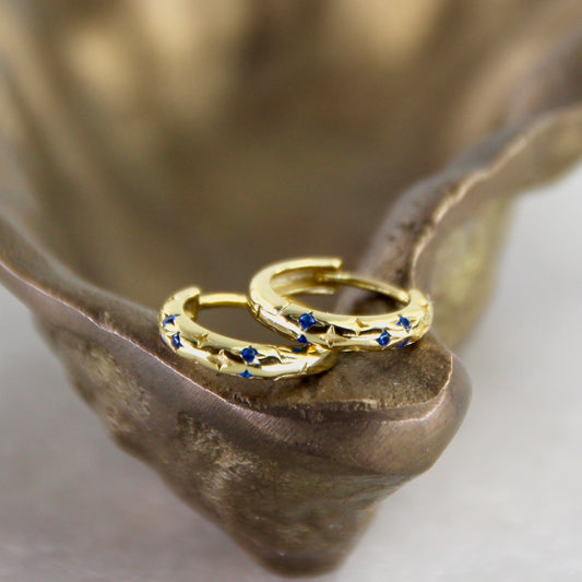 Celestial Stars Crystal Hoop