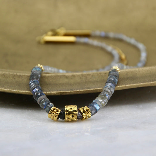 Jupiter’s Muse Labradorite Statement Necklace