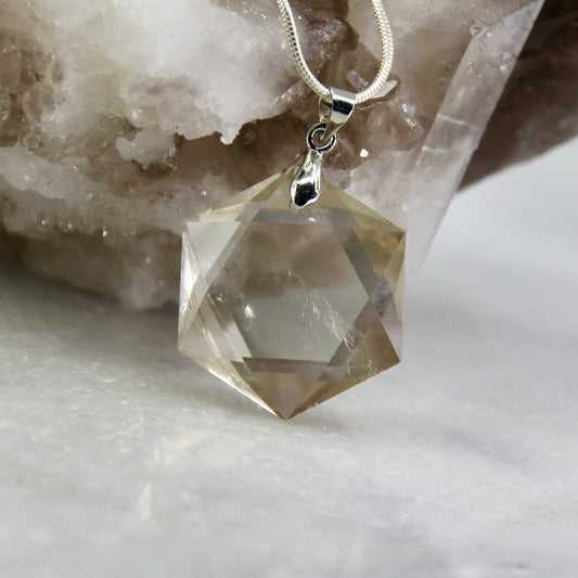 Nebula's Kiss Smoky Quartz Pendant