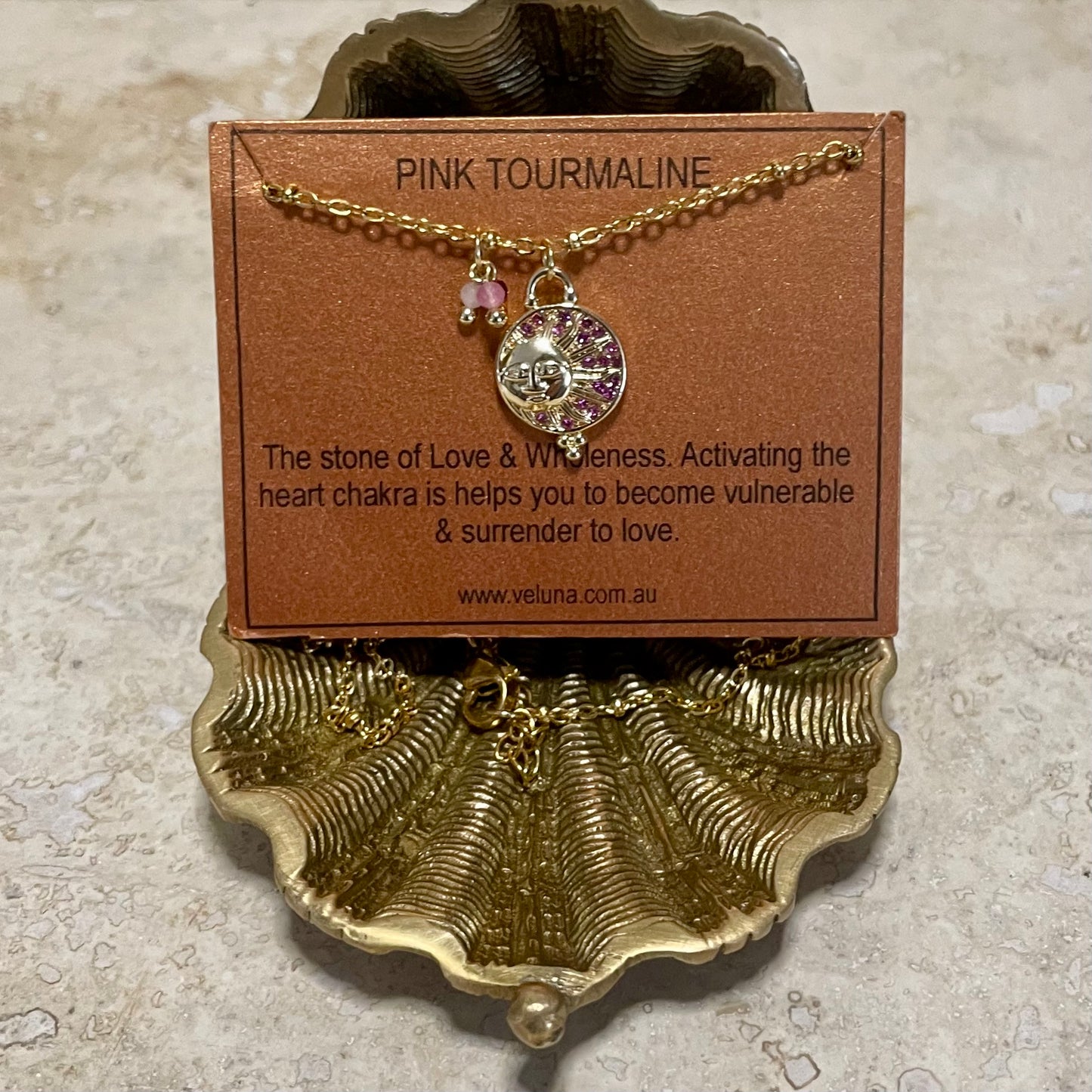 Pocket Full of Stardust Sun Pendant