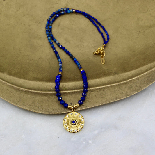 Star‑Gaze Eye Amulet Necklace