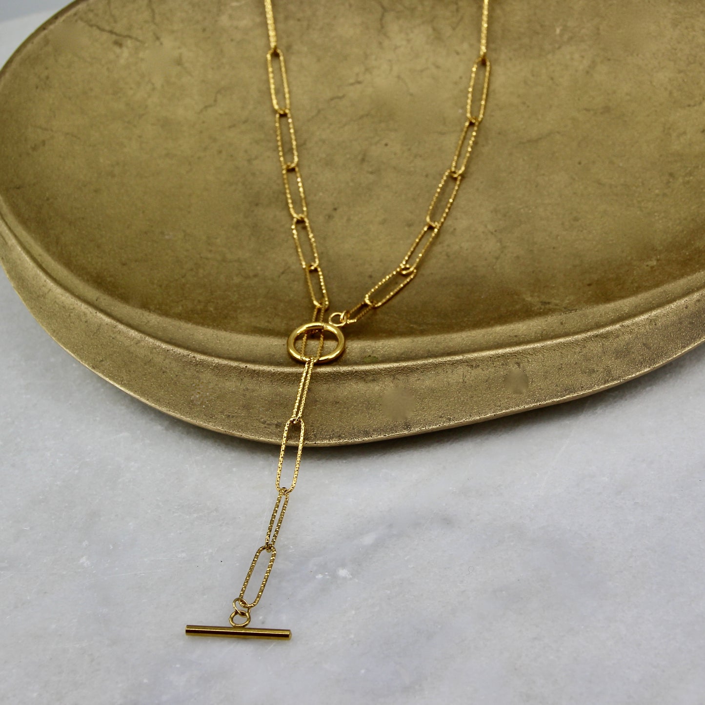 The Eclipse Wore Gold Necklace