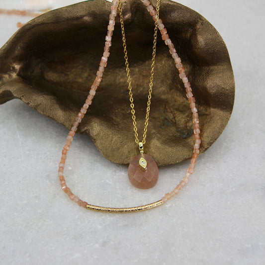 Wanderlust Fine Stone Necklace