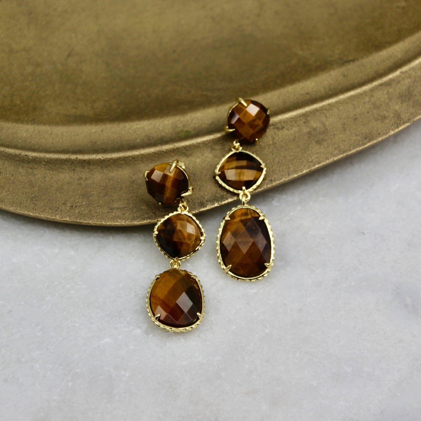 Temple of the Mirage Statement Earring