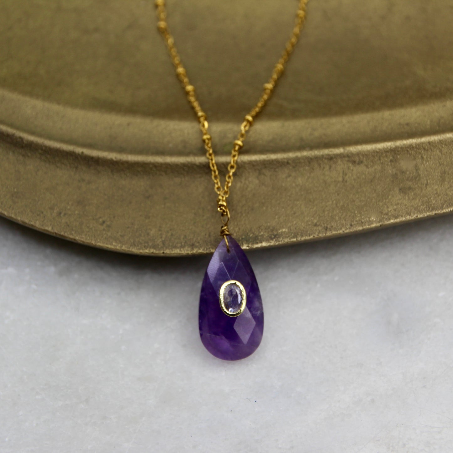 Jupiter's Muse Teared Pendant
