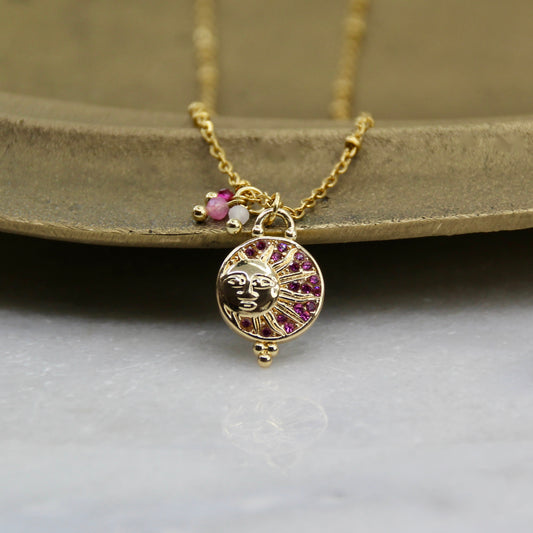 Pocket Full of Stardust Sun Pendant