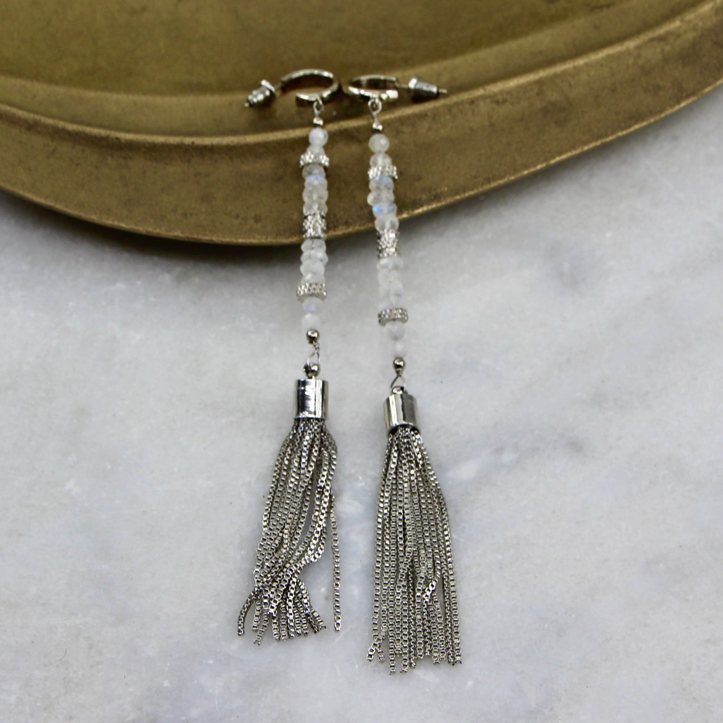 Jupiter’s Muse Tassle Chain Earring