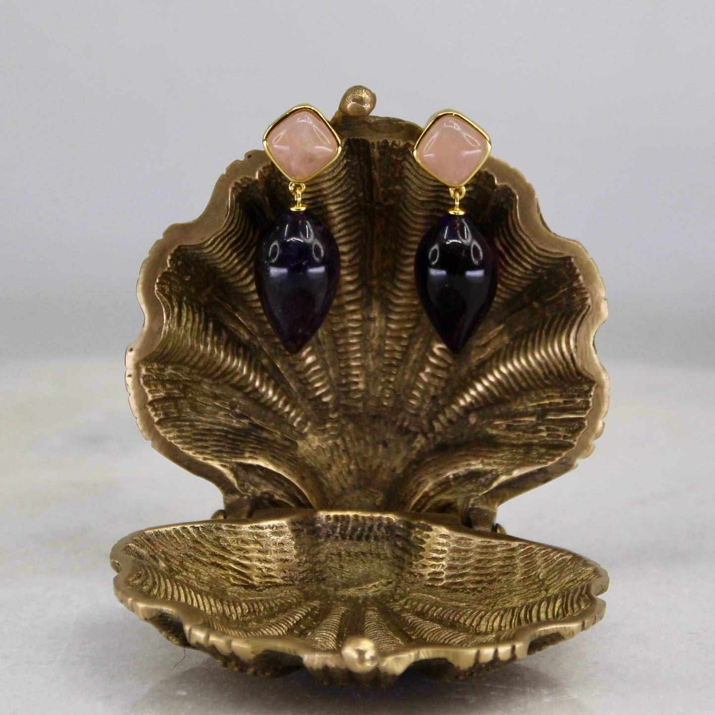 Venus Rising Gemstone Tear Drop Earring