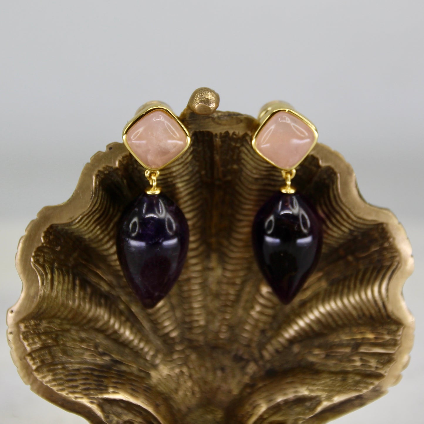 Venus Rising Gemstone Tear Drop Earring