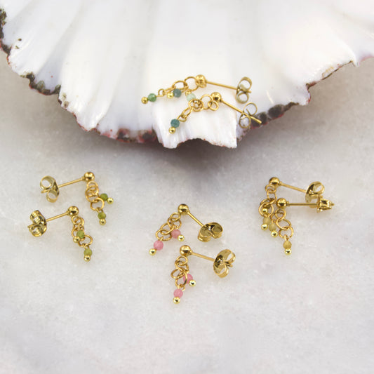 Divine Treasures Drop Stud Earring