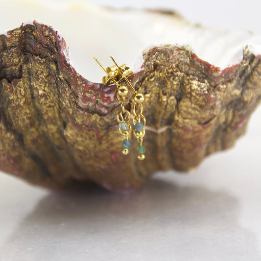 Divine Treasures Drop Stud Earring
