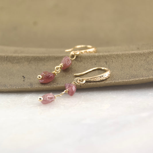 Tourmaline Ornate Stone Earring