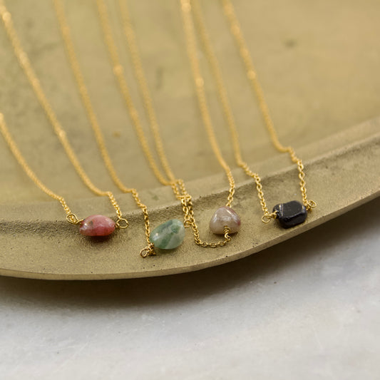Divine Treasures Tourmaline Stone Necklace