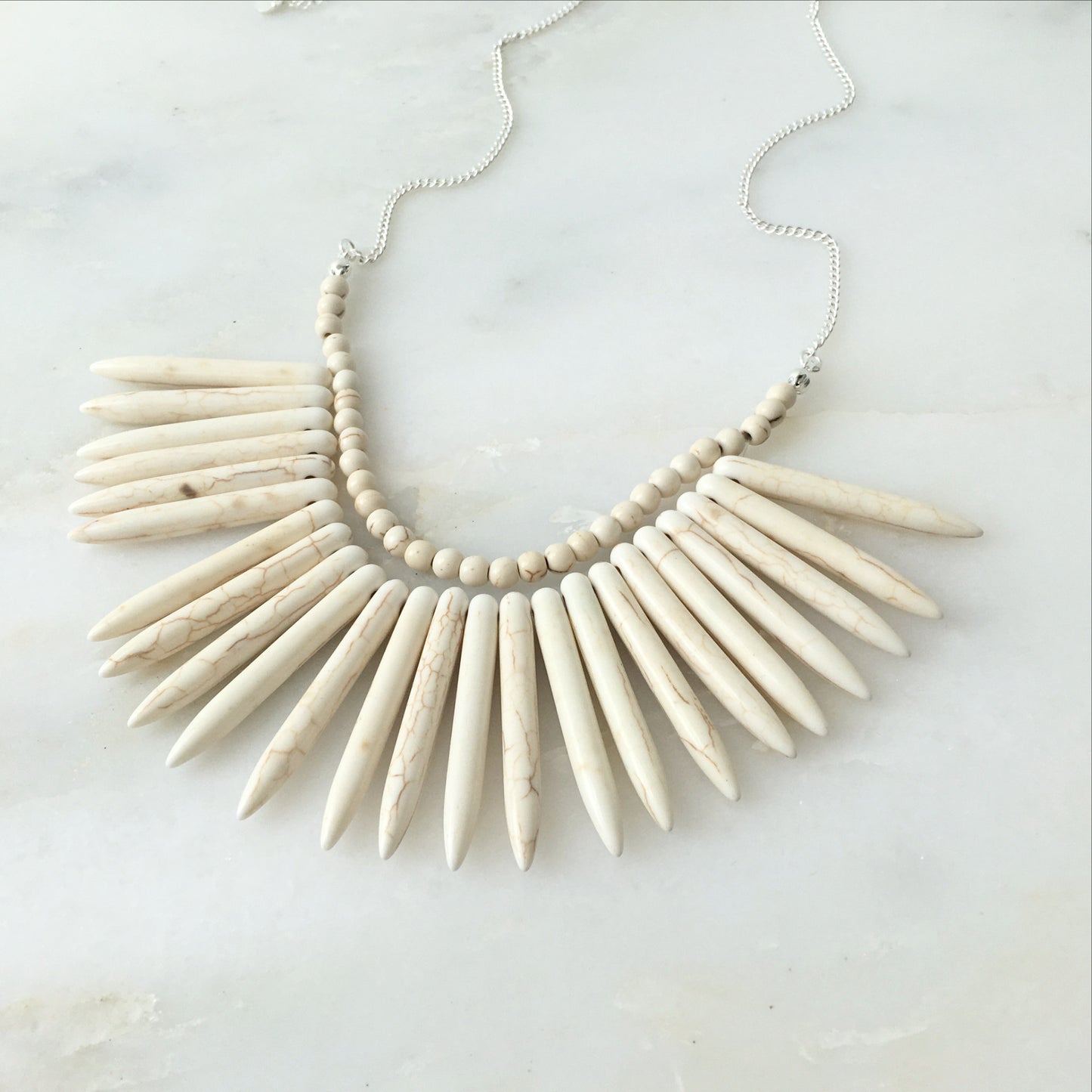 Journey Within Howlite Necklace