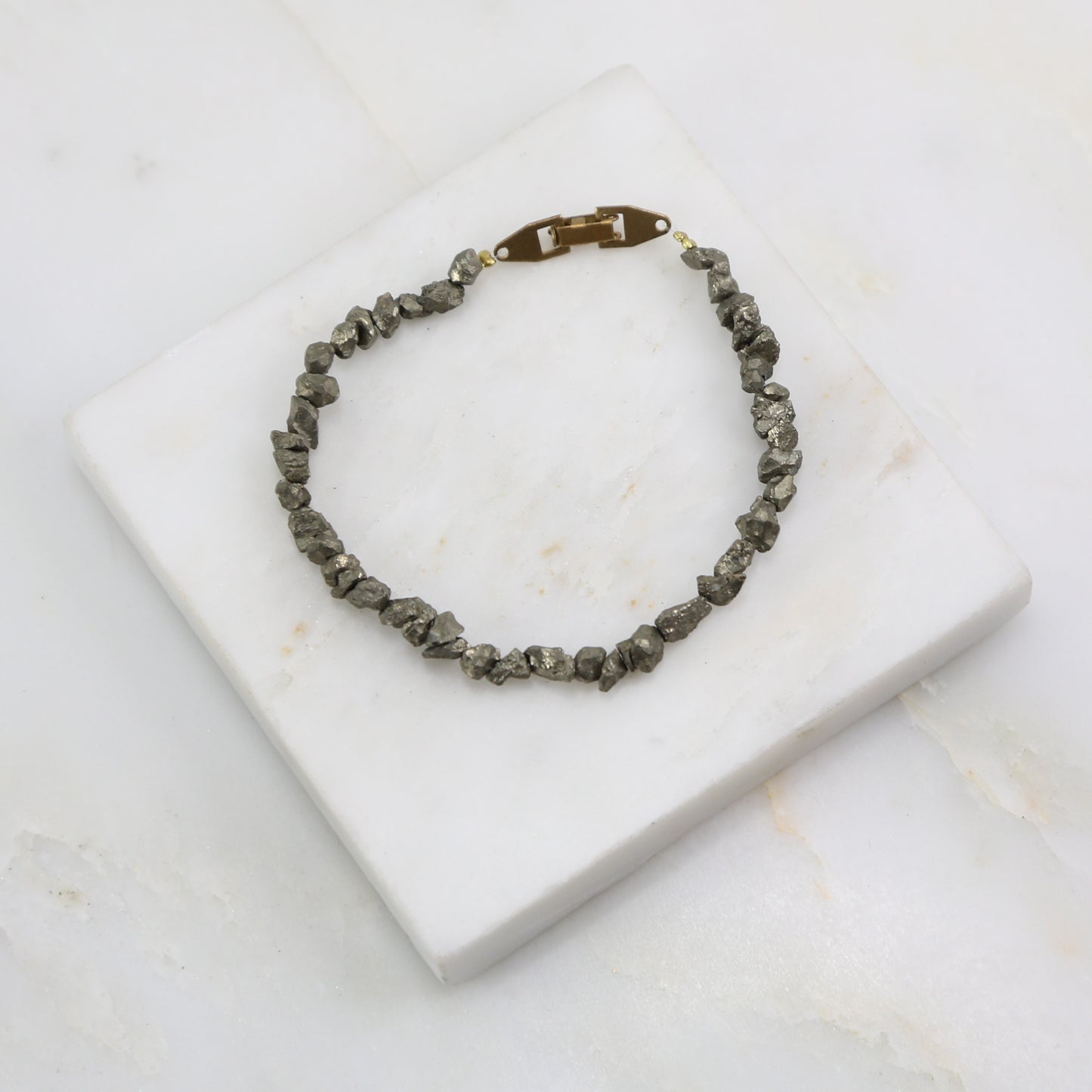 Portal of Light Mens Pyrite Bracelet