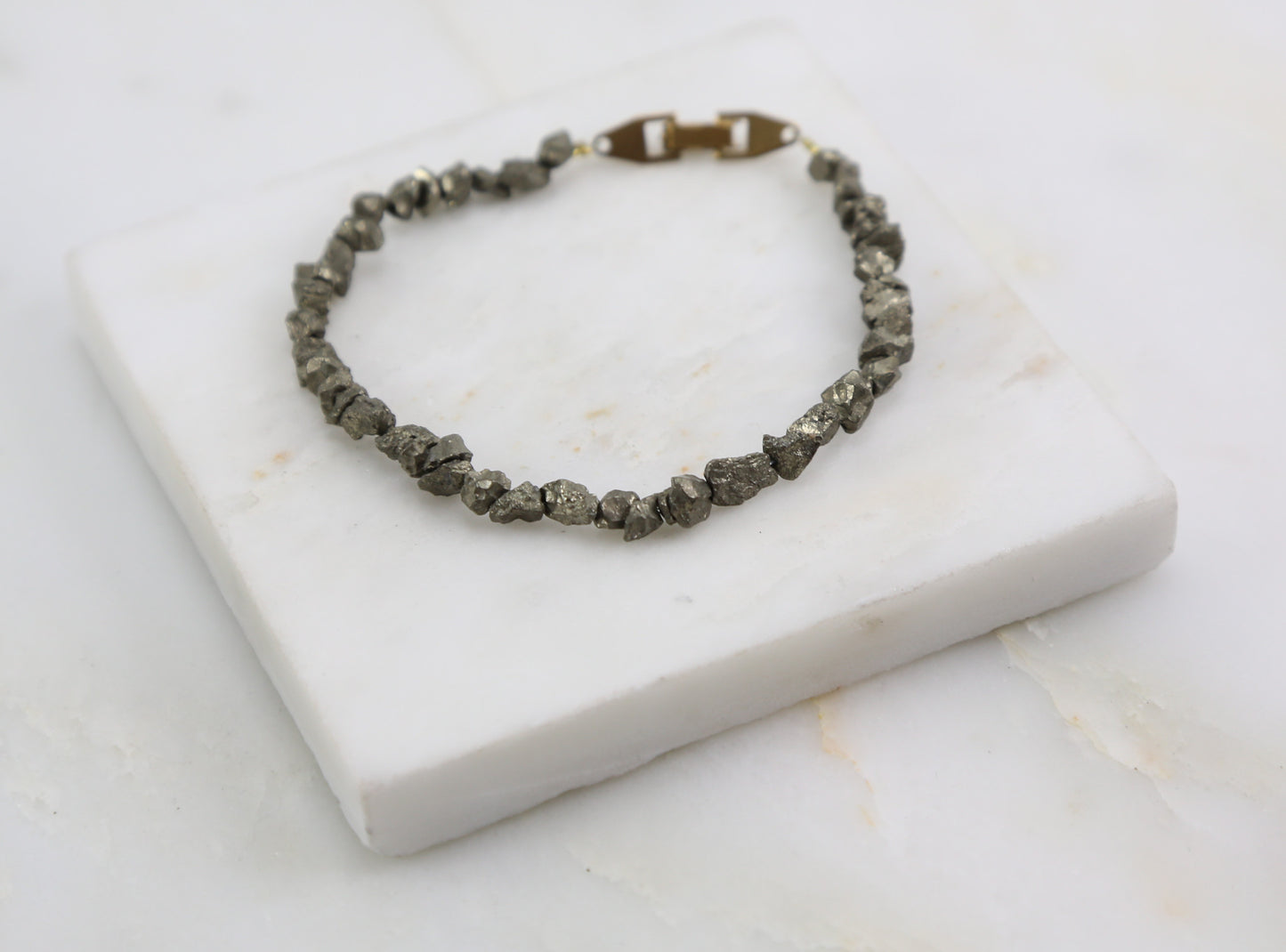 Portal of Light Mens Pyrite Bracelet