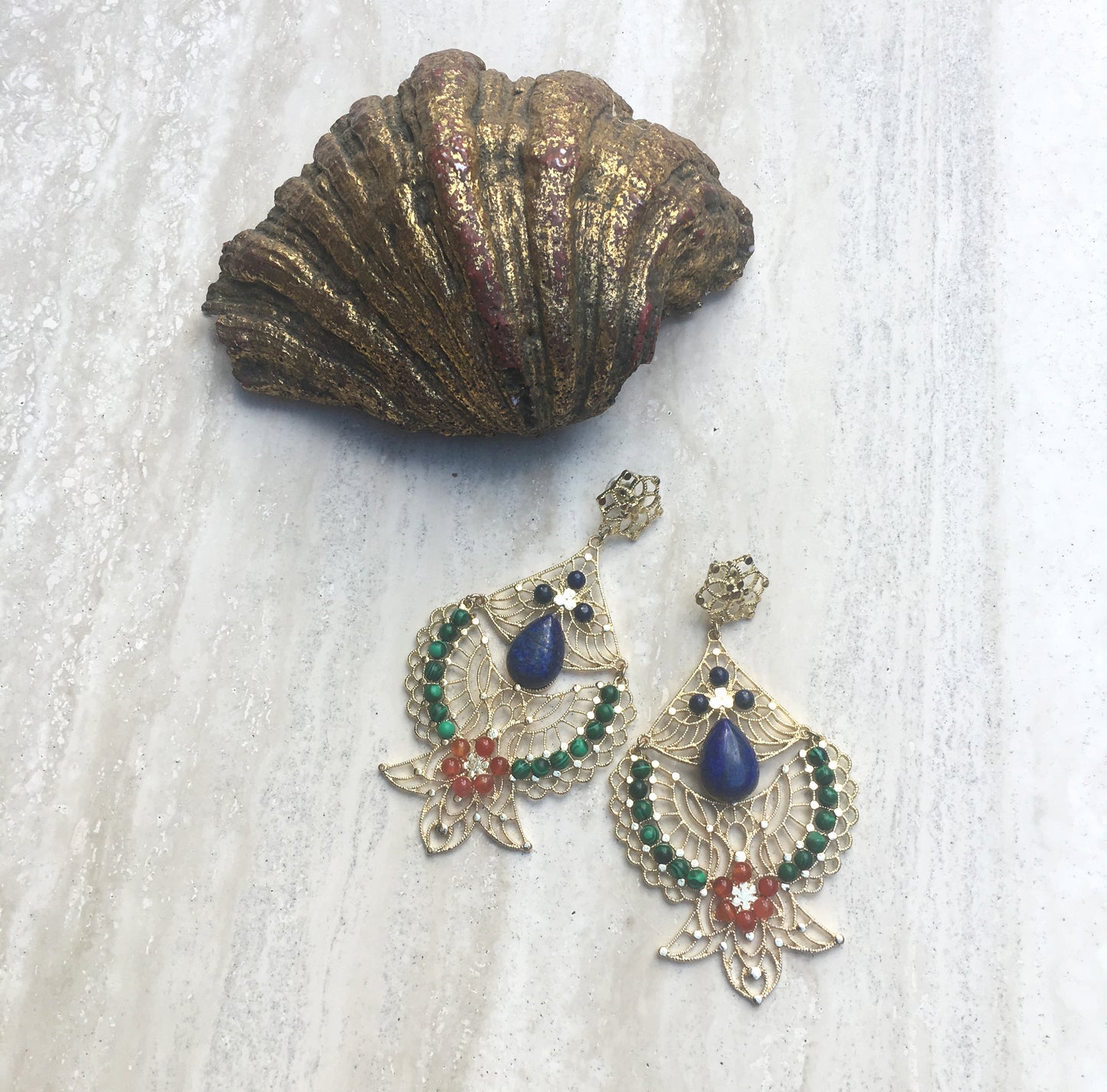 Goddess Isis Statement Earring