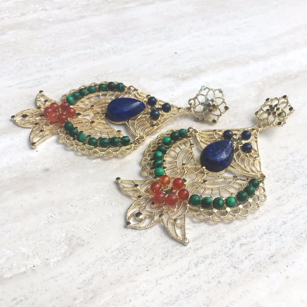 Goddess Isis Statement Earring