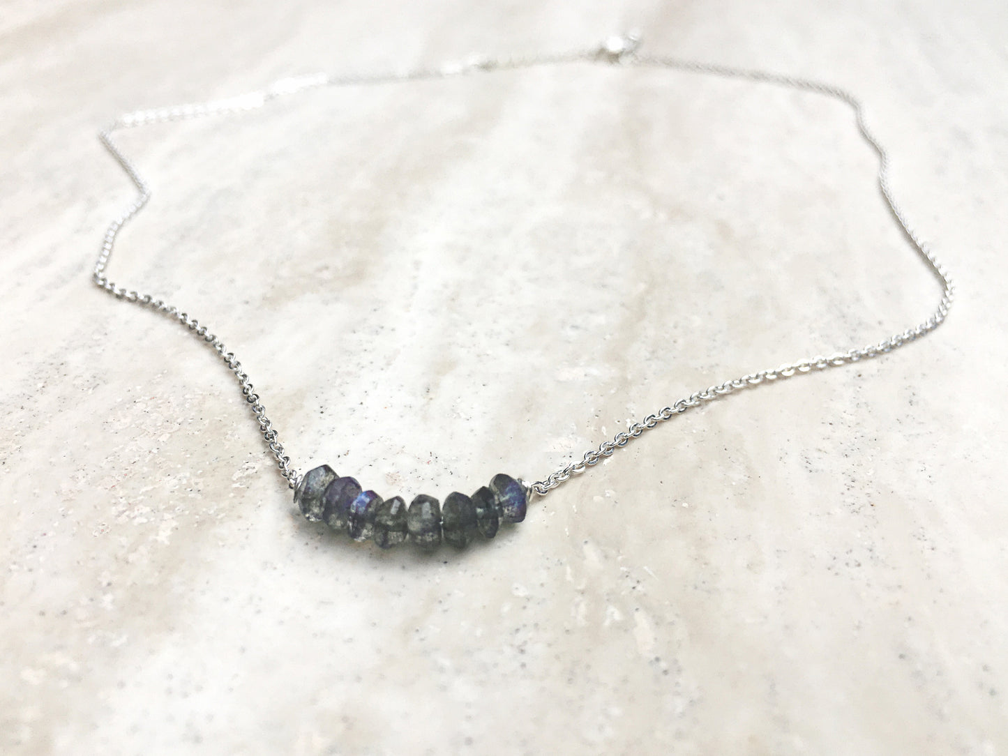 Shimmering Light Labradorite Choker