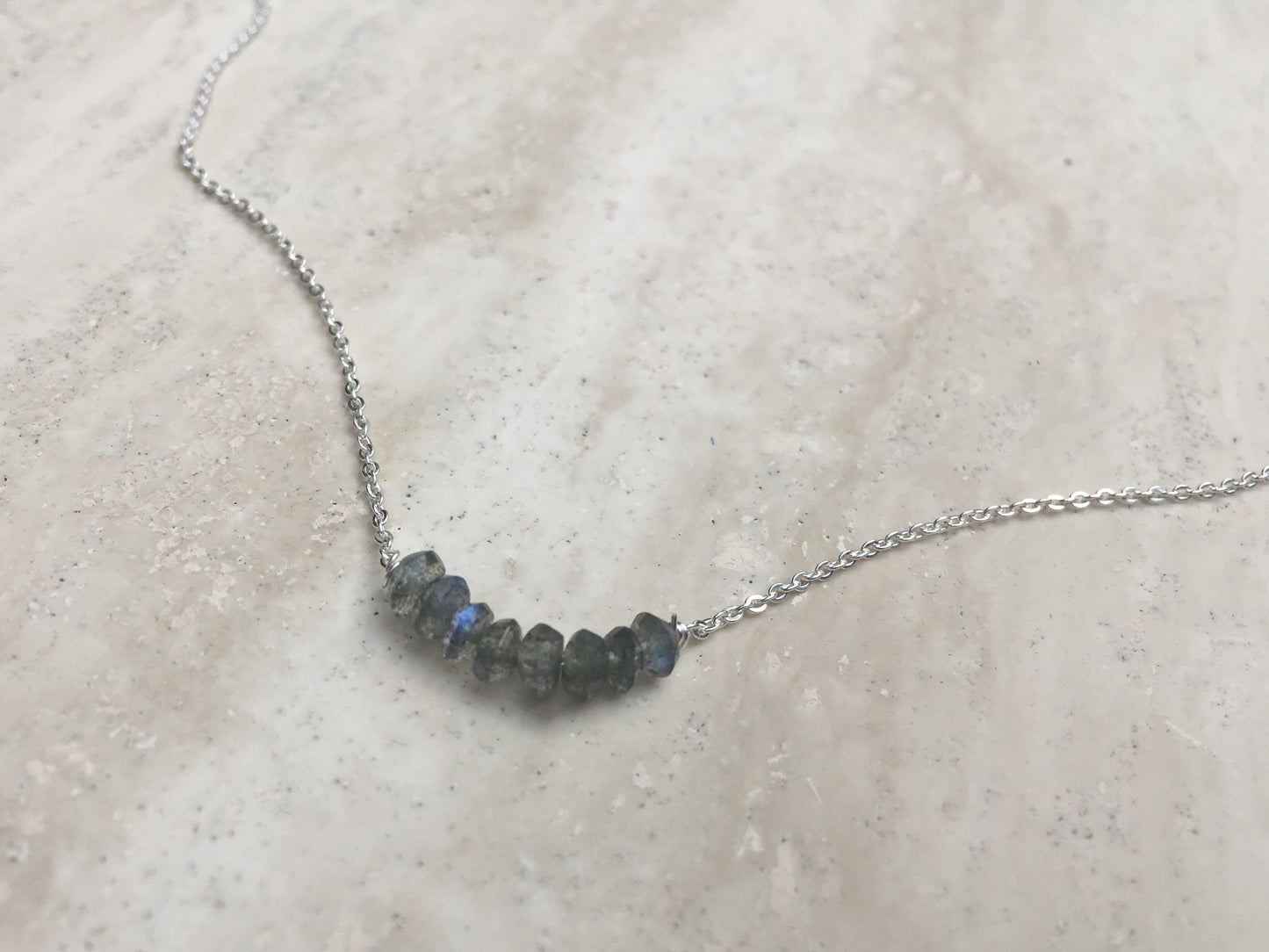 Shimmering Light Labradorite Choker