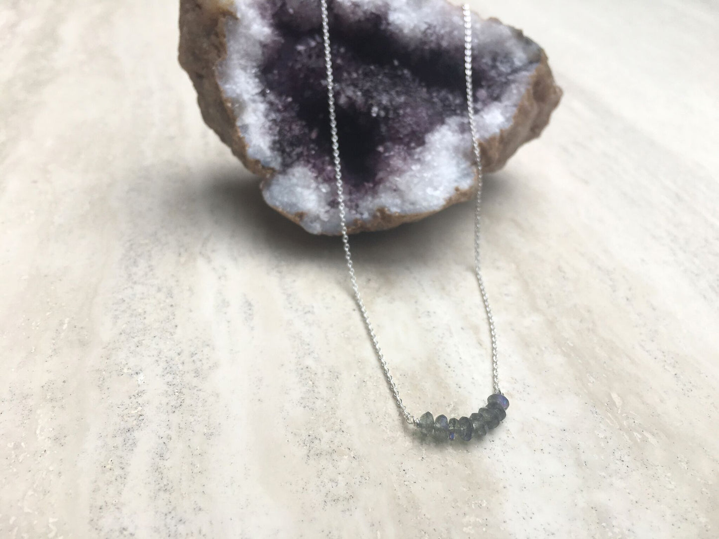 Shimmering Light Labradorite Choker