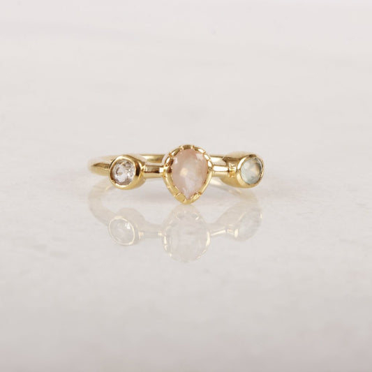 Sacred Treasures Rose Quartz Ring