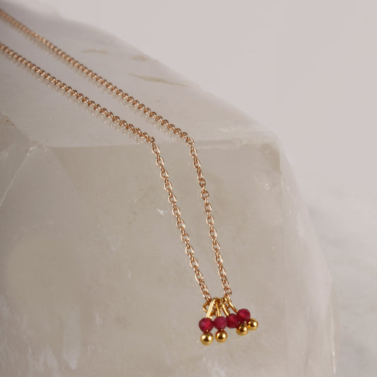 Razzle Dazzle Ruby Necklace