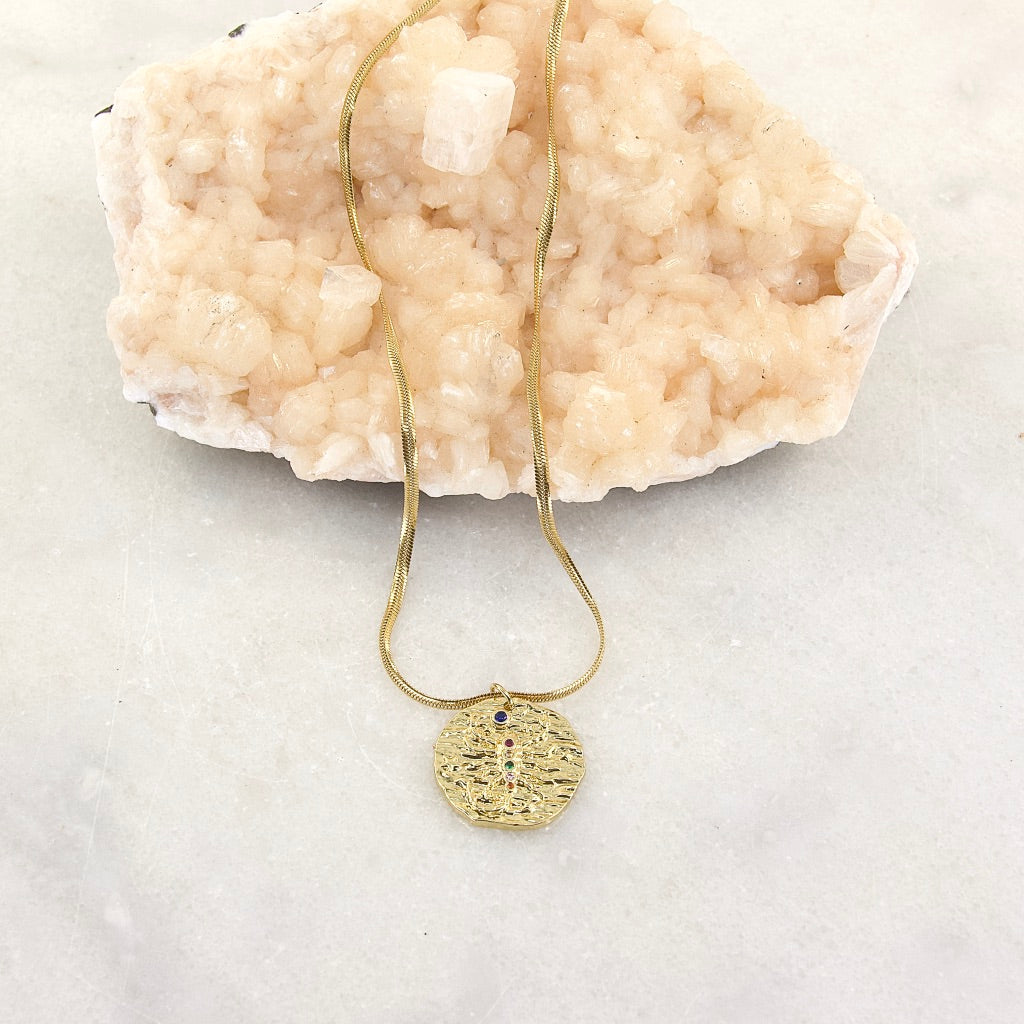 Scorpio Golden Age Zodiac Pendant