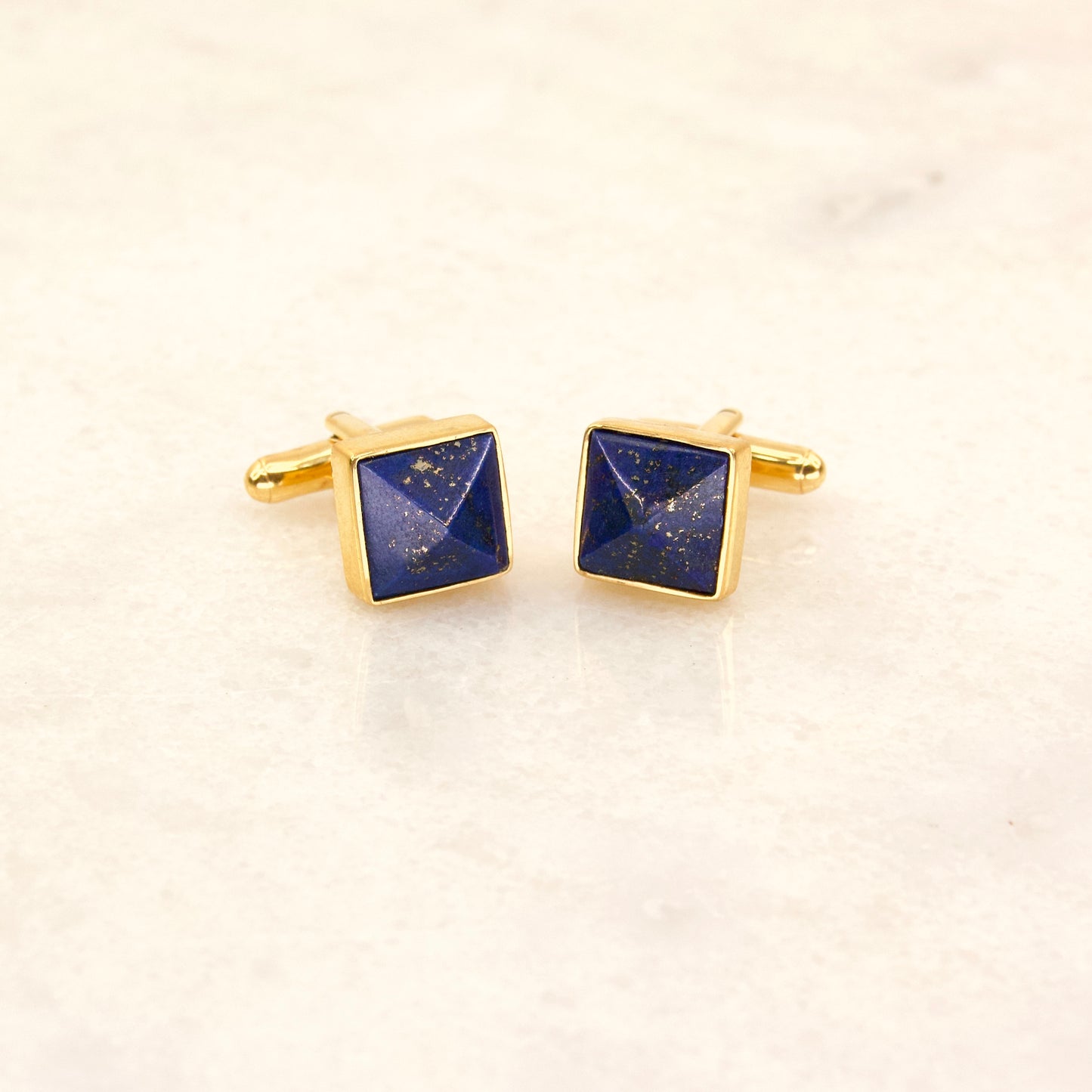 Dapper Lapis Lazuli Cuff Links