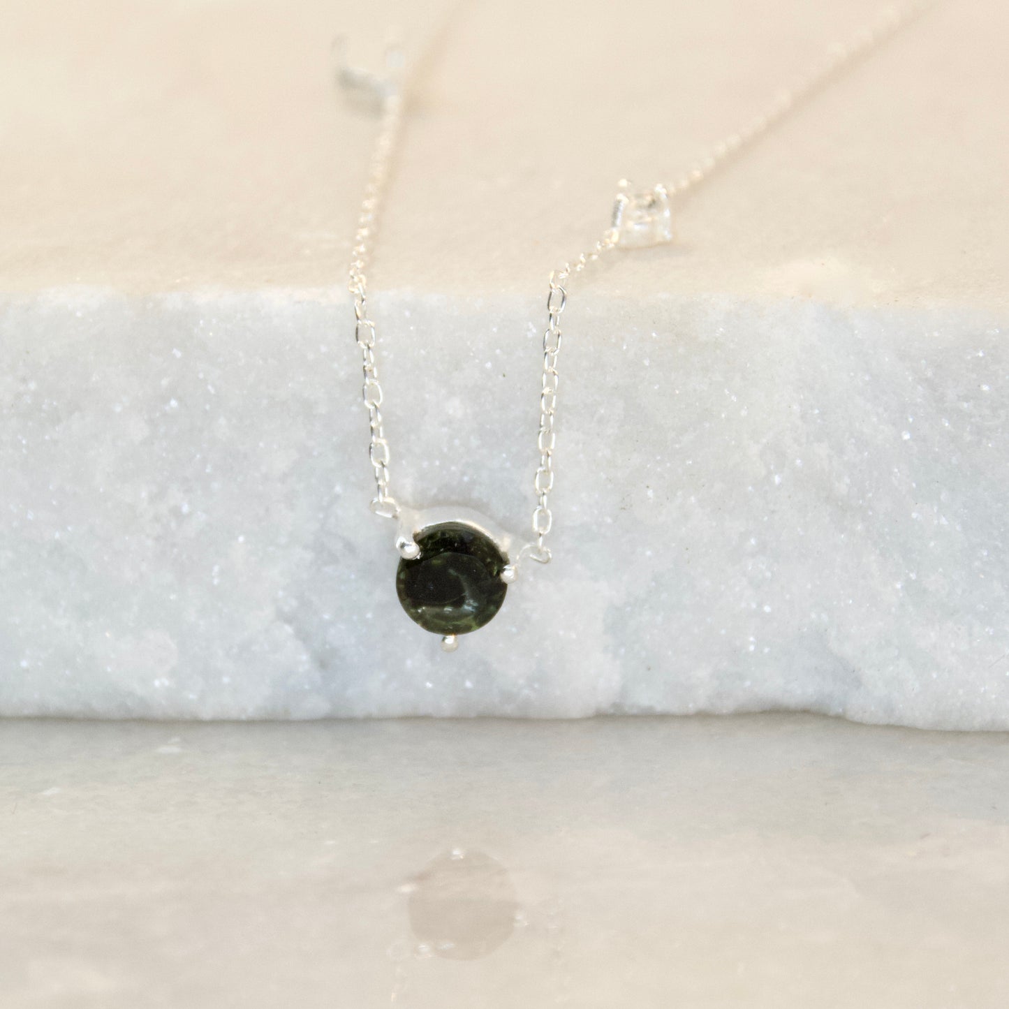 All That Glitters Green Tourmaline Necklace