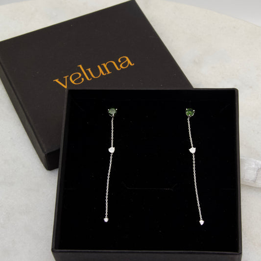 All That Glitters Green Tourmaline Earring