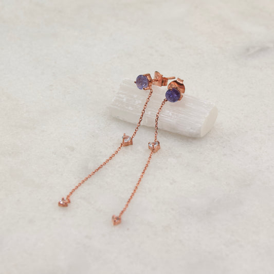 All That Glitters Tanzanite Earring