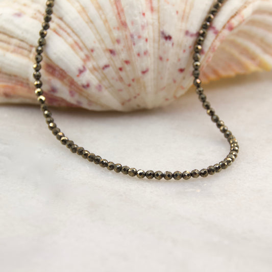 Razzle Dazzle Pyrite Choker