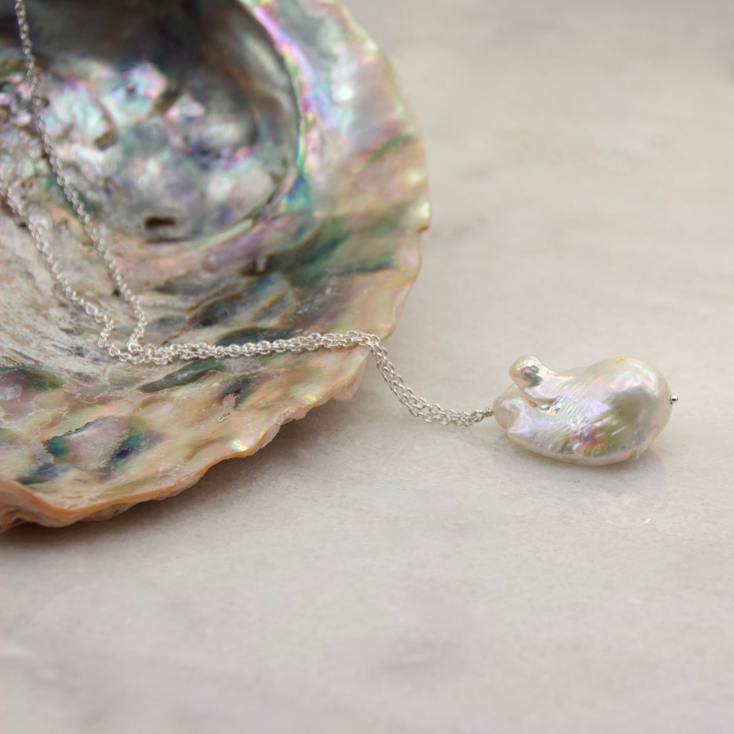 Empress of the Pearl Baroque Pendant