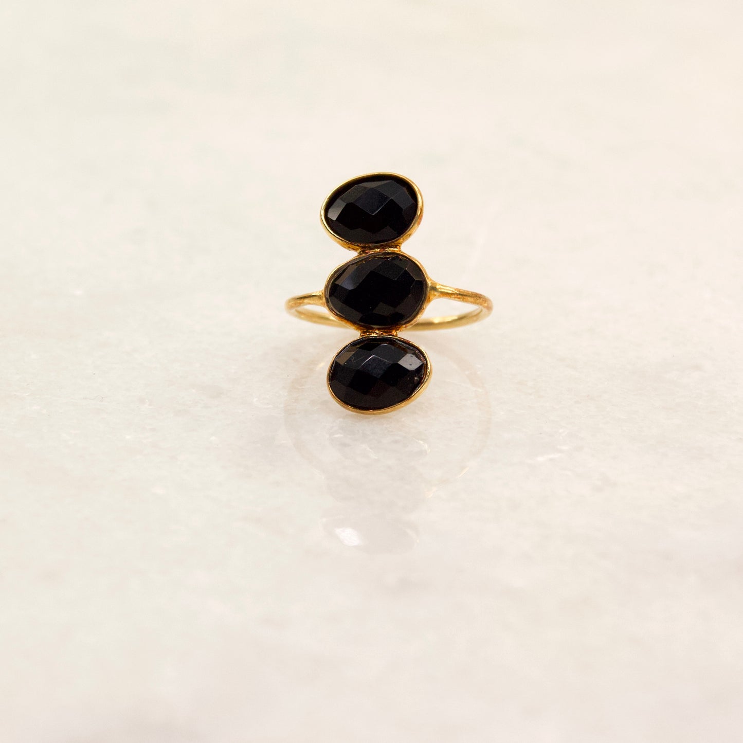 Belle Époque Black Spinel Statement Ring