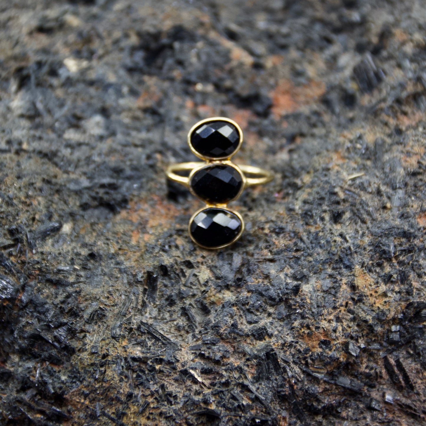 Belle Époque Black Spinel Statement Ring