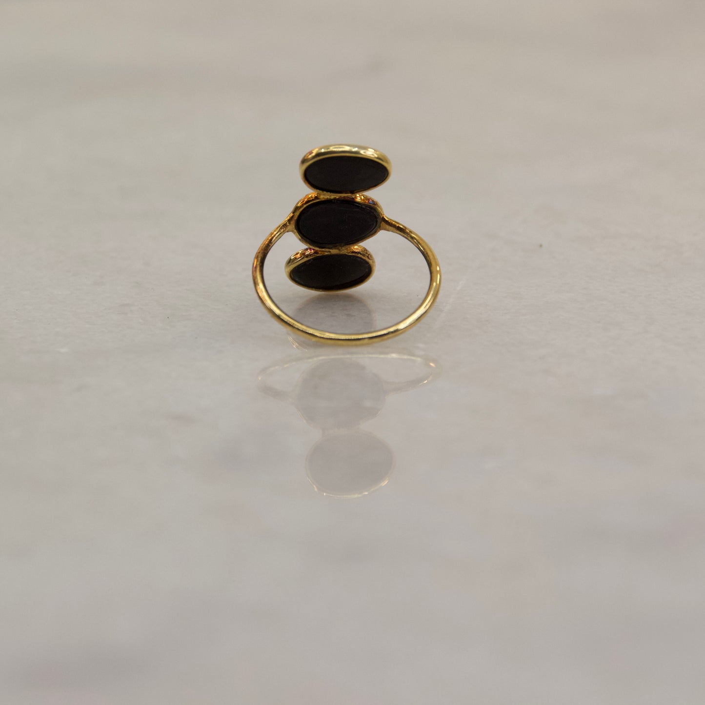 Belle Époque Black Spinel Statement Ring